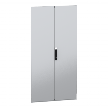 Schneider Electric NSYSFND20102D - Double plain door, PanelSeT SFN, PanelSeT SM, fo