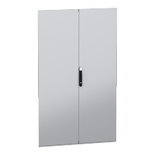 Schneider Electric NSYSFND20122D - Double plain door, PanelSeT SFN, PanelSeT SM, fo