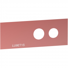 Schneider Electric LU9ET1S - Sticker, TeSys Ultra, transluscent red, for safe