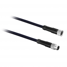 Schneider Electric XZCRV2609V3L1 - Jumper cable PVC 4 W m8 f straight m8 m straight