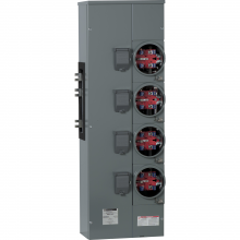Schneider Electric EZMR114225CUX - Branch unit, EZ Meter-Pak, 225A, 4 sockets, 120/