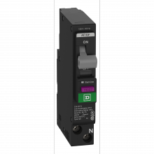 Schneider Electric QO115PAFGFC - Mini circuit breaker, QO, 15A, 1 pole, 120VAC, 1