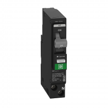 Schneider Electric QO120PAF - Mini circuit breaker, QO, 20A, 1 pole, 120VAC, 1