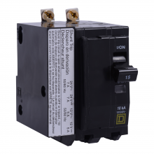 Schneider Electric QOB215VH1042 - Mini circuit breaker, QO, 15A, 2 pole, 120/240VA