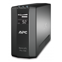 Schneider Electric BR700G - APC Back-UPS Pro, 700VA/420W, Tower, 120V, 6x NE