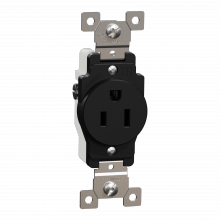 Schneider Electric SQR42100BK - Socket-outlet, X Series, 15A, standard, single,