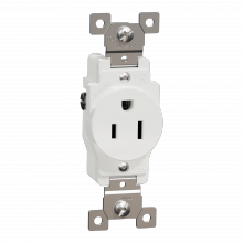 Schneider Electric SQR42100WH - Socket-outlet, X Series, 15A, standard, single,