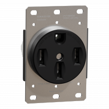 Schneider Electric SQR46501BK - Socket-outlet, X Series, 50A, standard, for rang