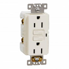 Schneider Electric SQR51101LA - Socket-outlet, X Series, 15A, decorator, GFCI, t