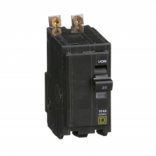 Schneider Electric QOB220CP - Mini circuit breaker, QO, 20A, 2 pole, 120/240VA