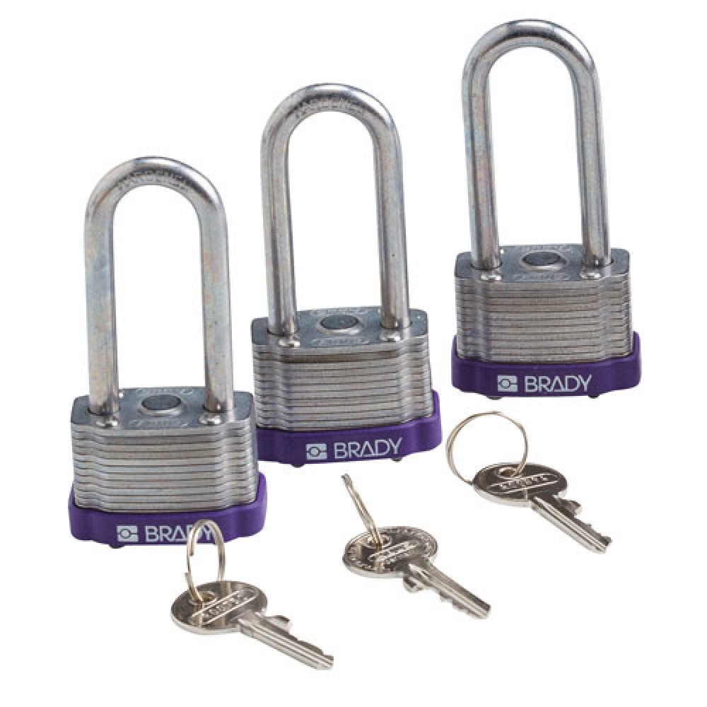 Padlock Stl 2 in Stl Shkl KA PL 3PK