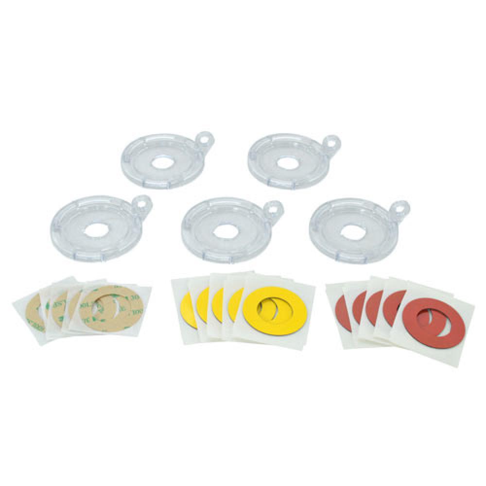 16MM PUSH BUTTON/E-STOP LO BASES, 5PK