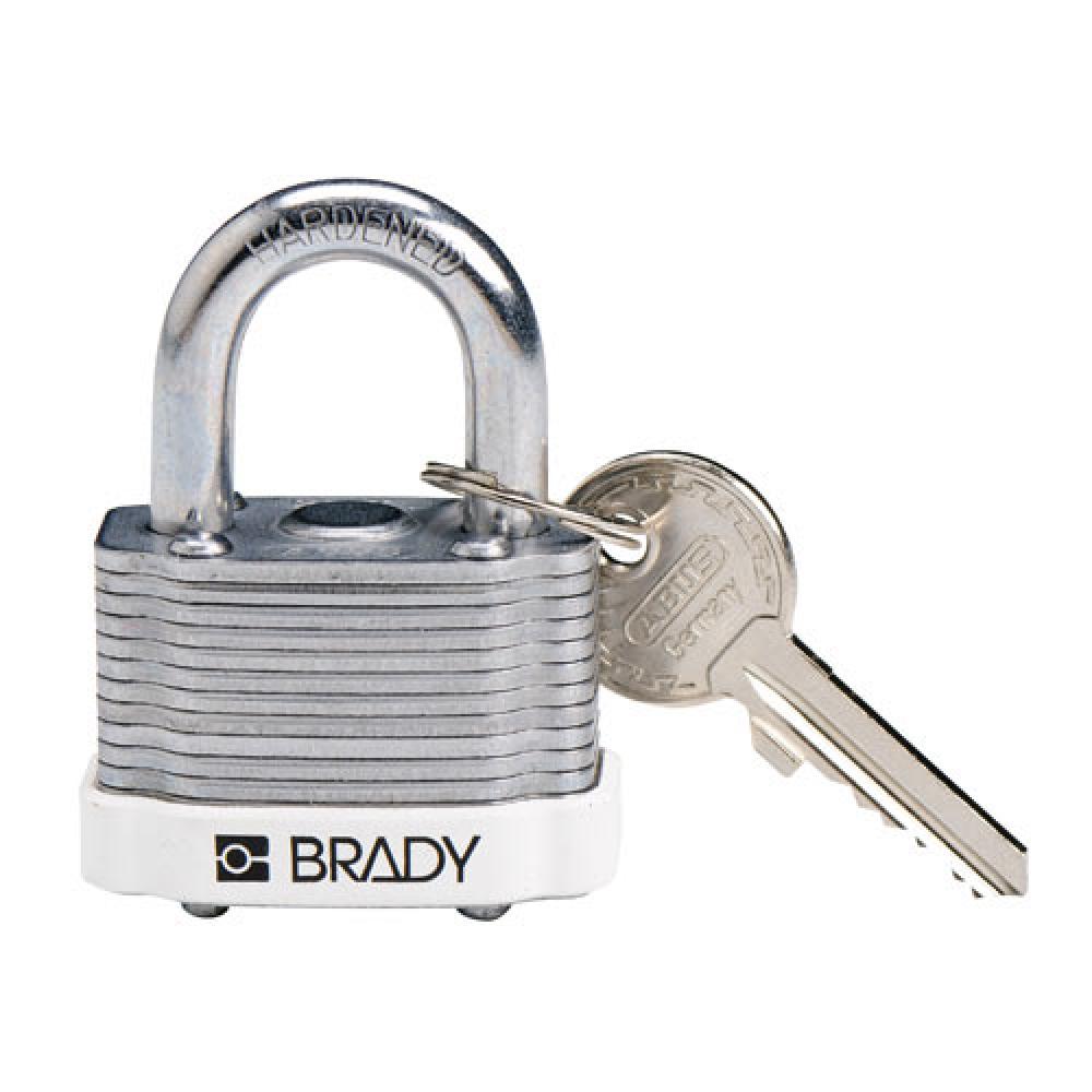 Padlock Stl 0.75 in Stl Shkl KD White