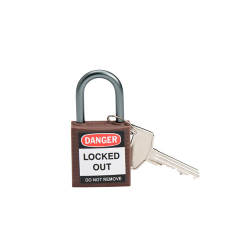 Nylon Padlock 1&#34; Alum Shackle KD BN