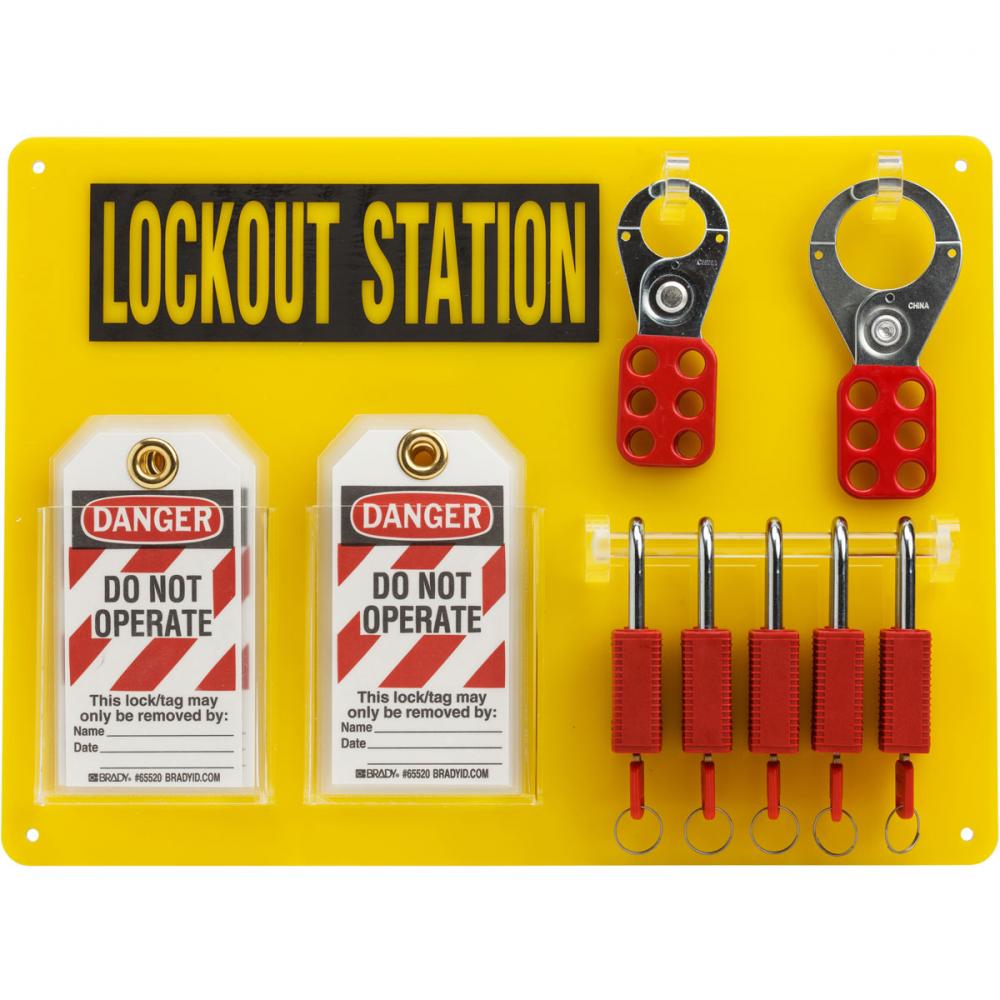 SafeKey Five-Lock Lockout Board Kit