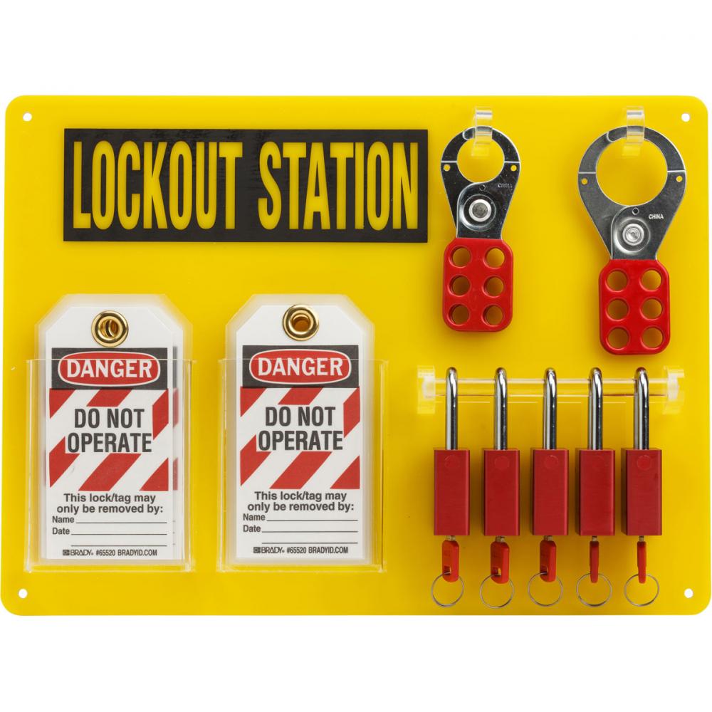 SafeKey Five-Lock Lockout Board Kit