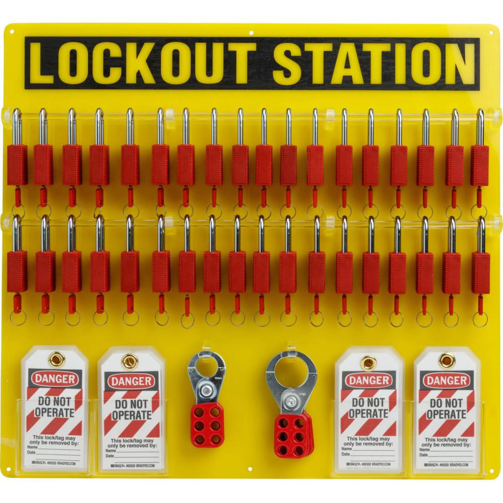 SafeKey 36-Lock Lockout Board Kit