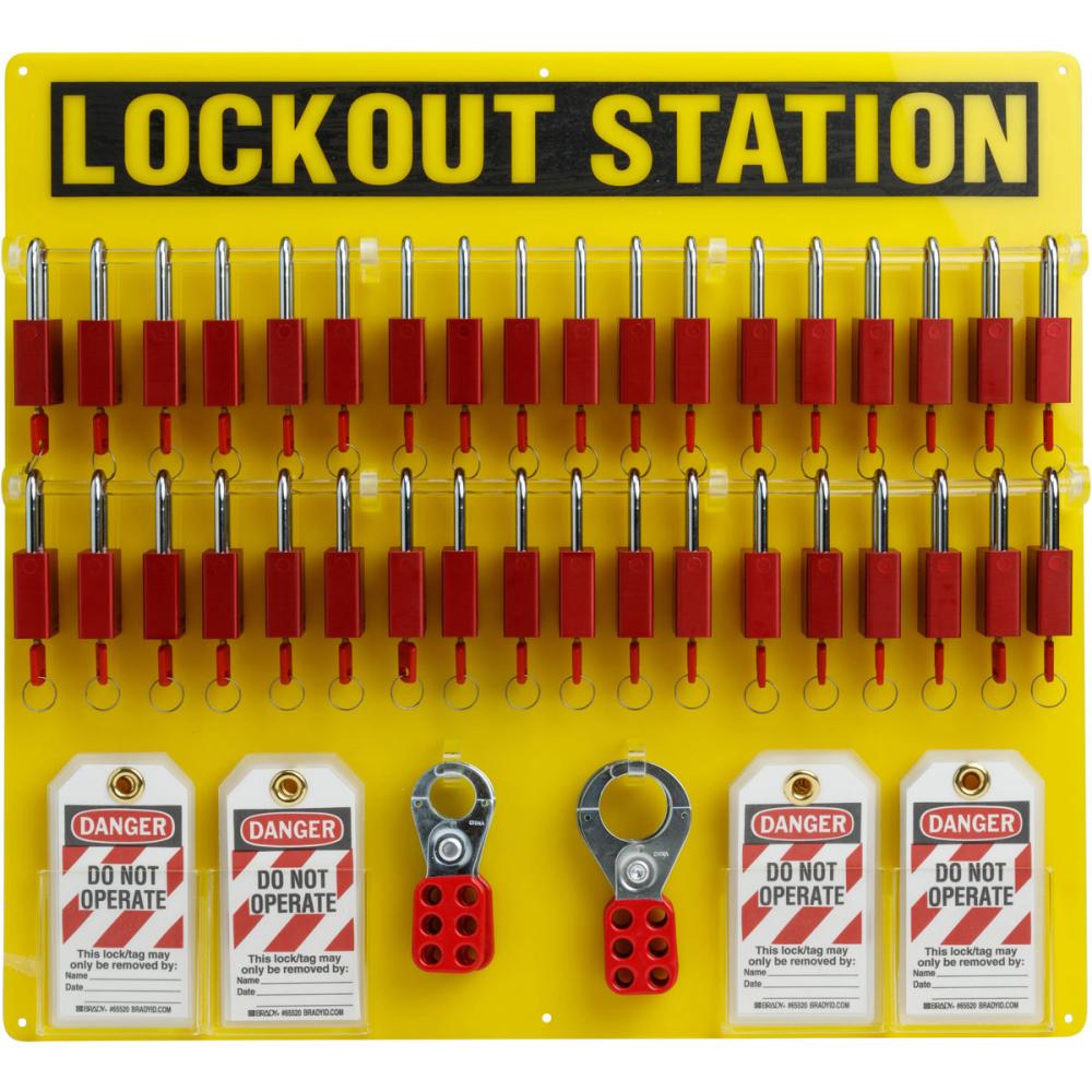 SafeKey 36-Lock Lockout Board Kit