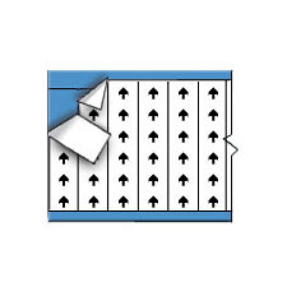 Wire Marker 1.5in H x 0.45in W, Arrow Up