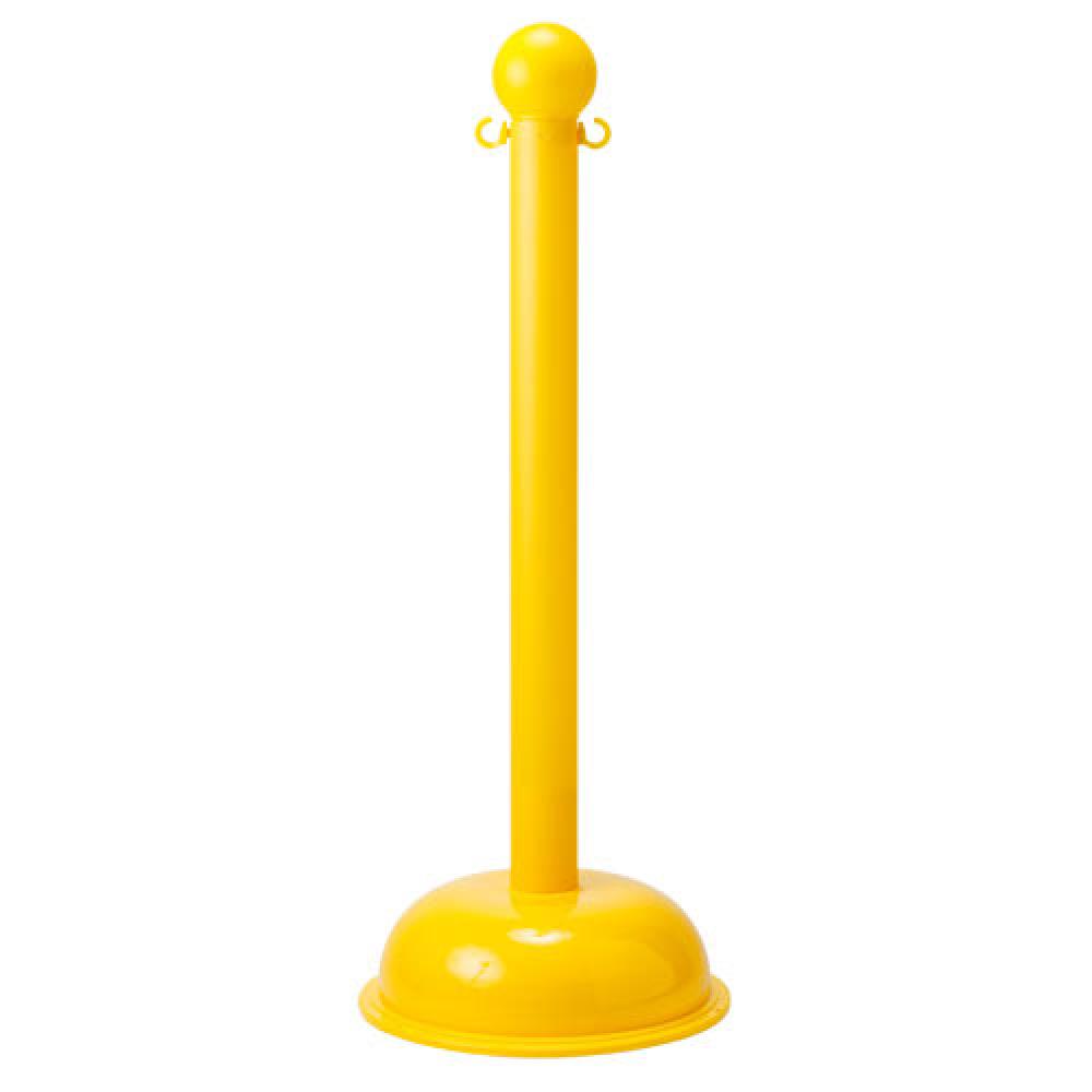 BRADYLINK WARNING POST SOLID YELLOW-1 EA