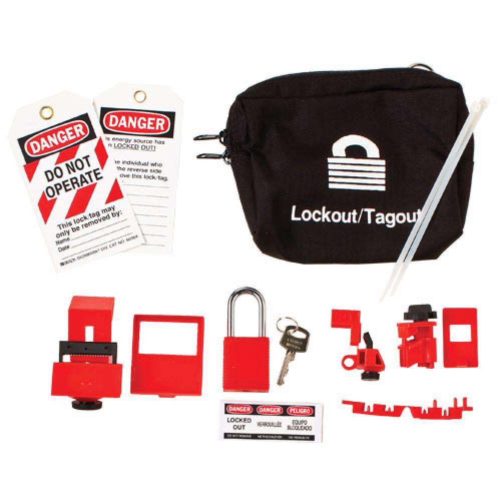 LOCKOUT POUCH KIT WITH LOCK