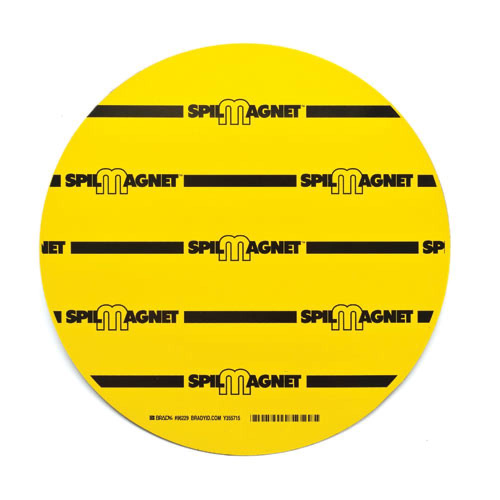 SPILL MAGNET 12&#34;DIAMETER BLK/YEL