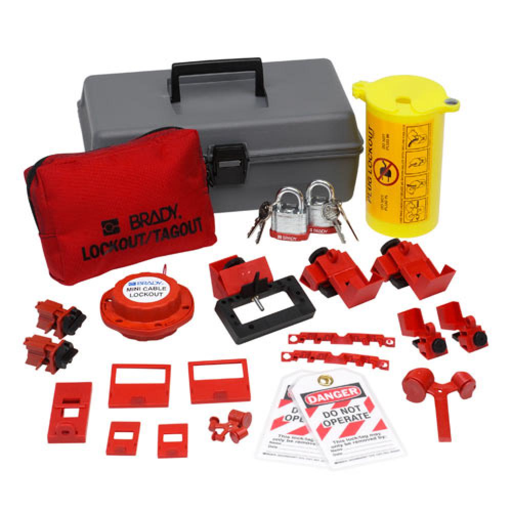 ELECTRICAL LO TOOLBOX,W/STEEL LOCKS