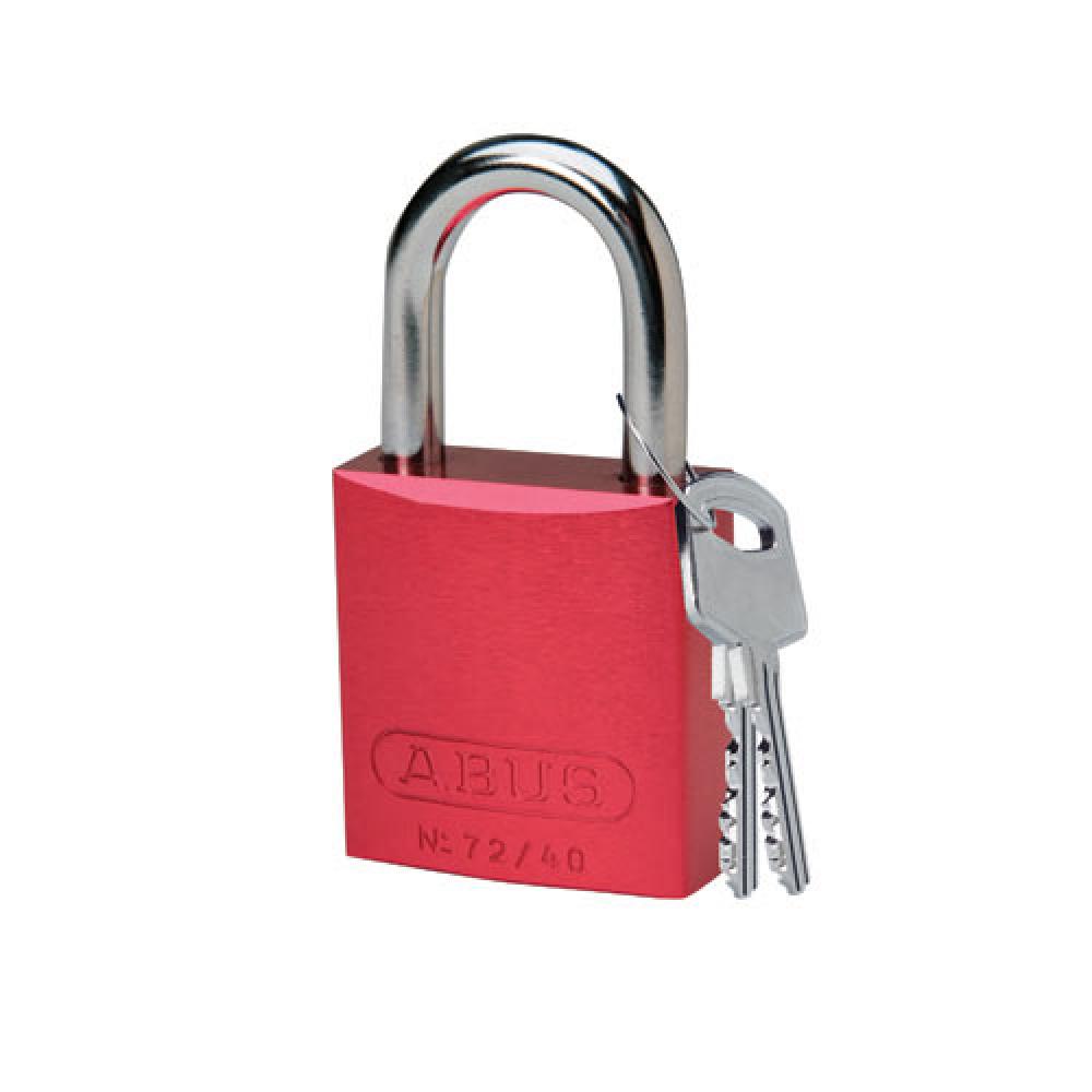 Alum Padlock 1&#34; Alum Shackle KD RD