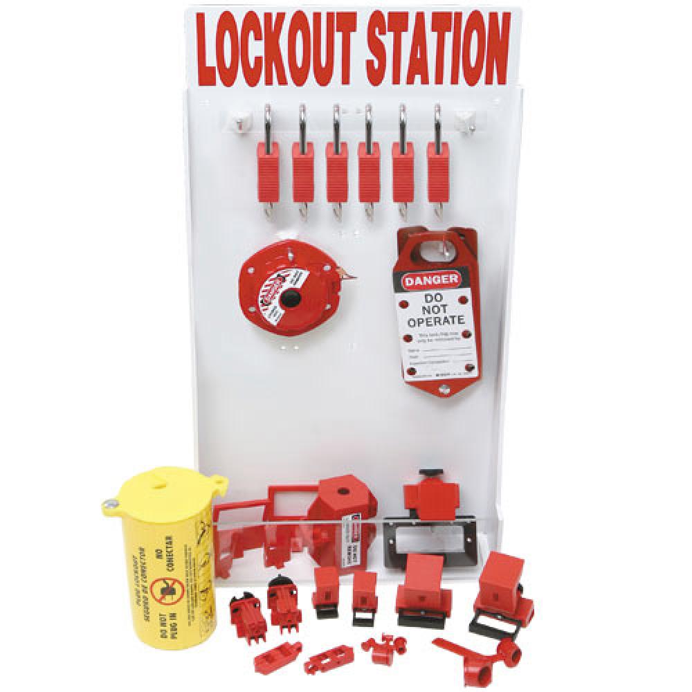 SMALL LOCKOUT STATION, NO LOCKS