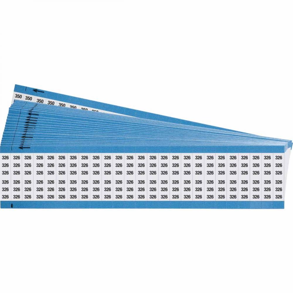 Wire Marker 1.5in H, 326 to 350