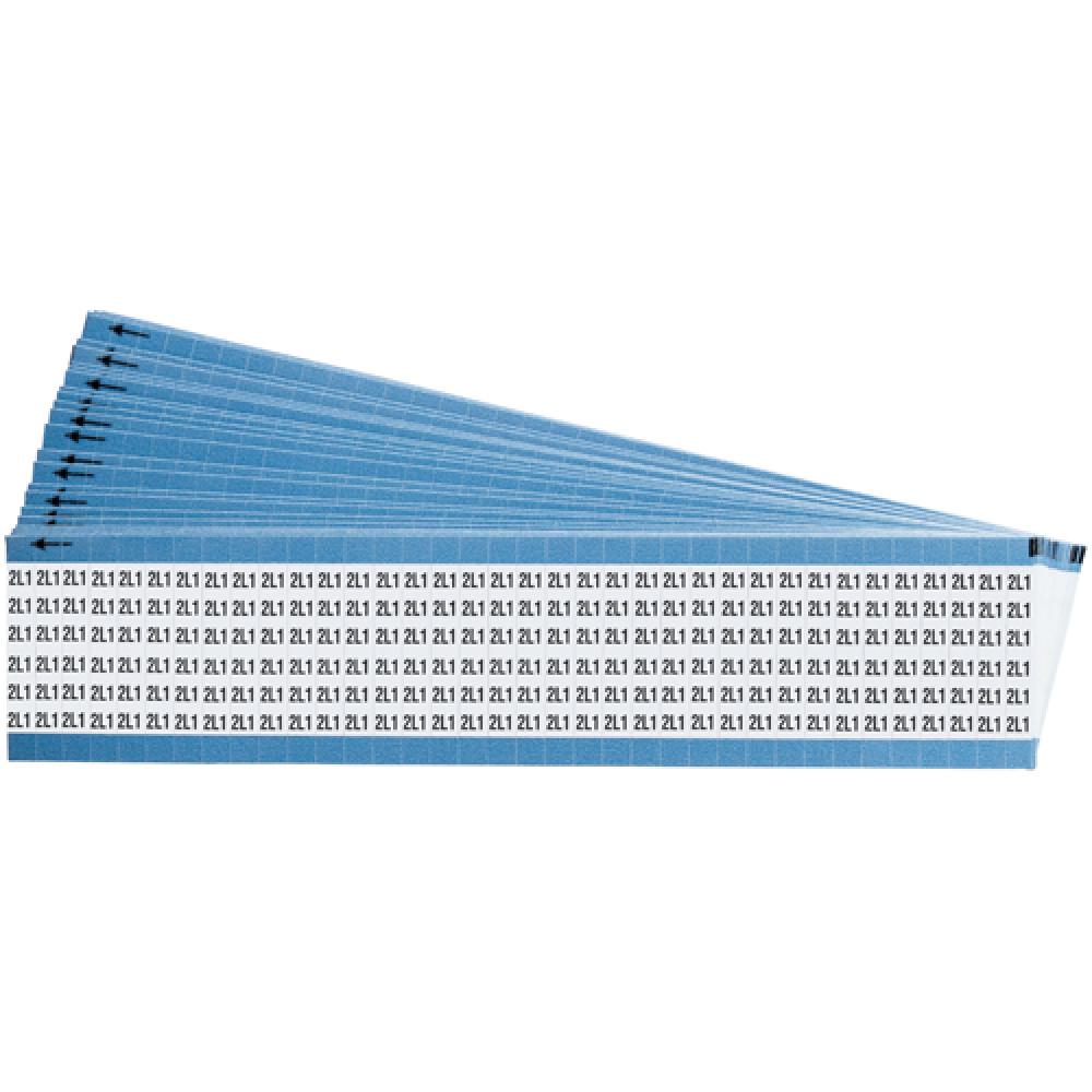 Wire Marker 1.5in H x 0.34in W, 2L1