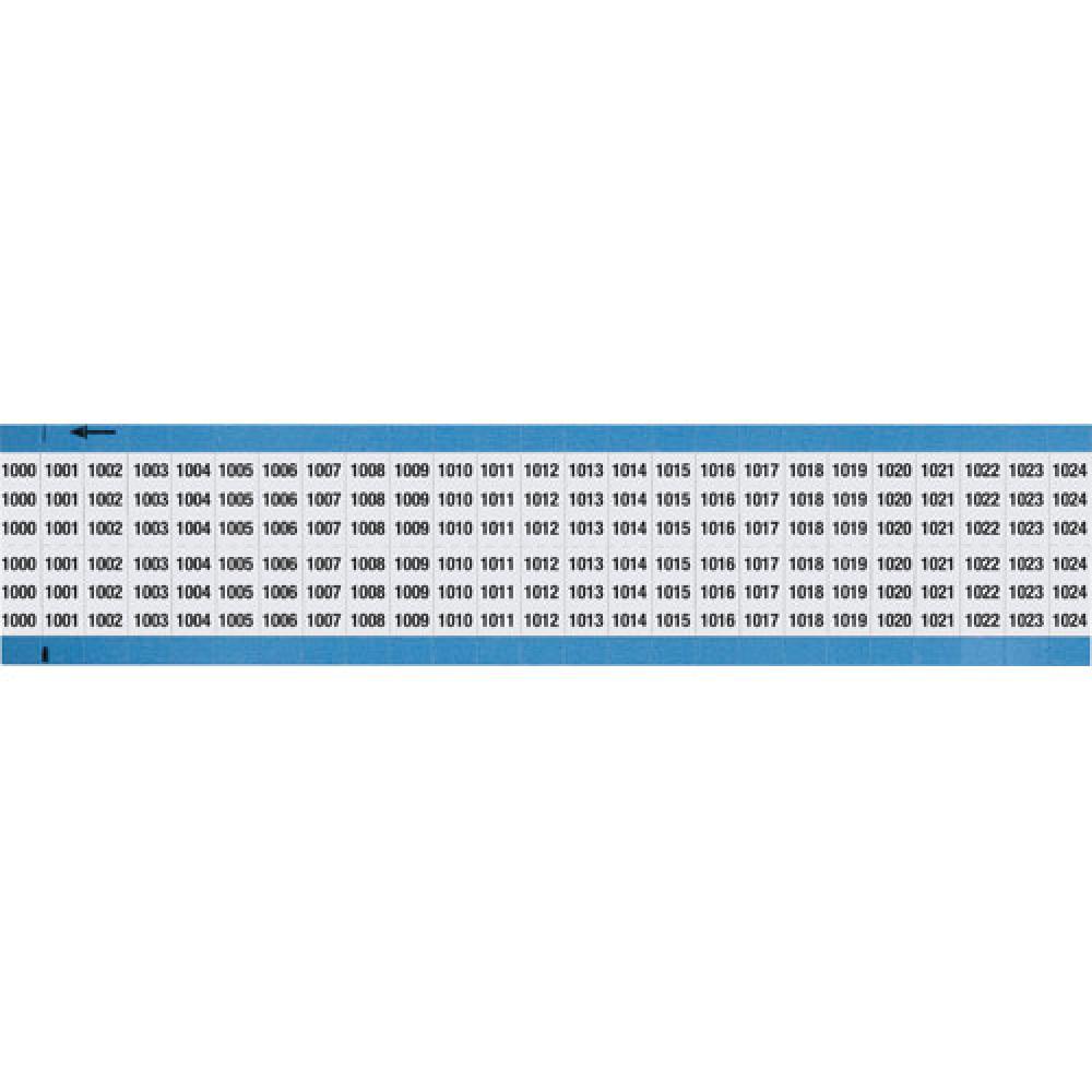 Wire Marker .75in H x 0.36in W 1000-1024