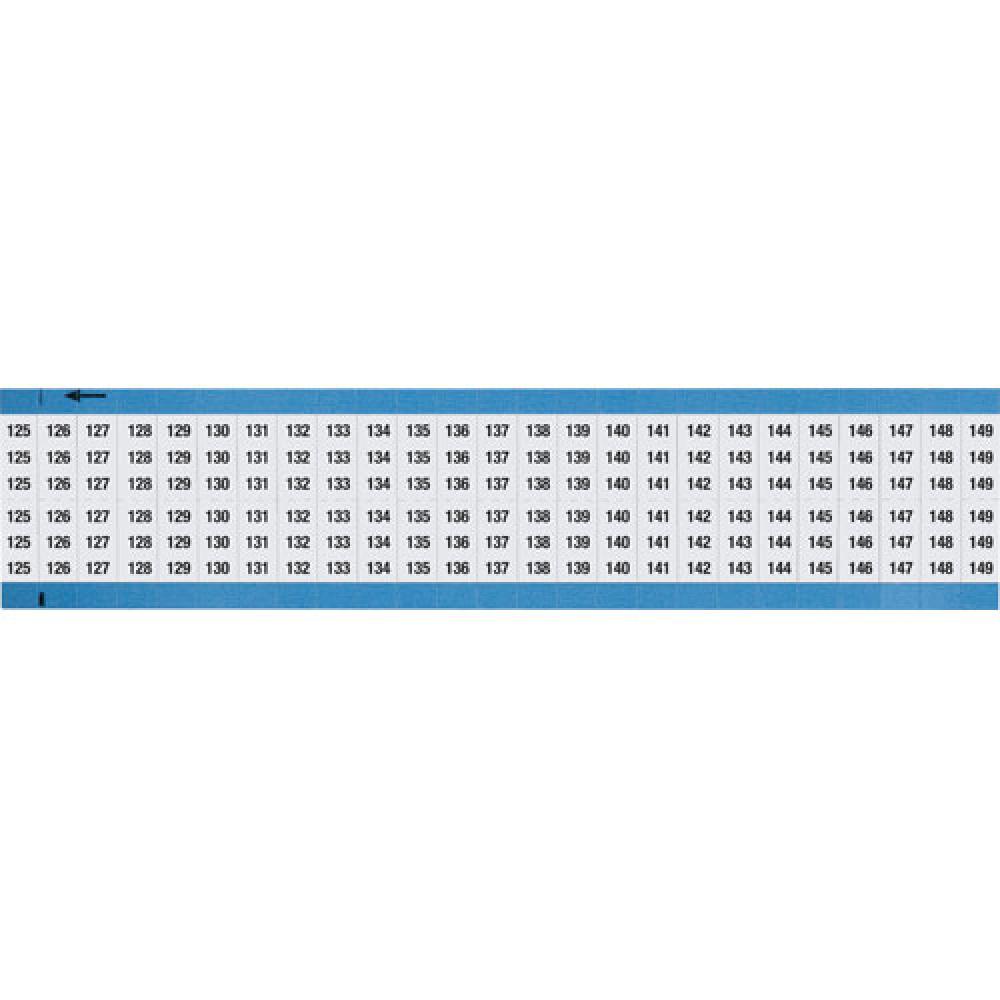 Wire Marker 0.75in H x 0.36in W, 125-149