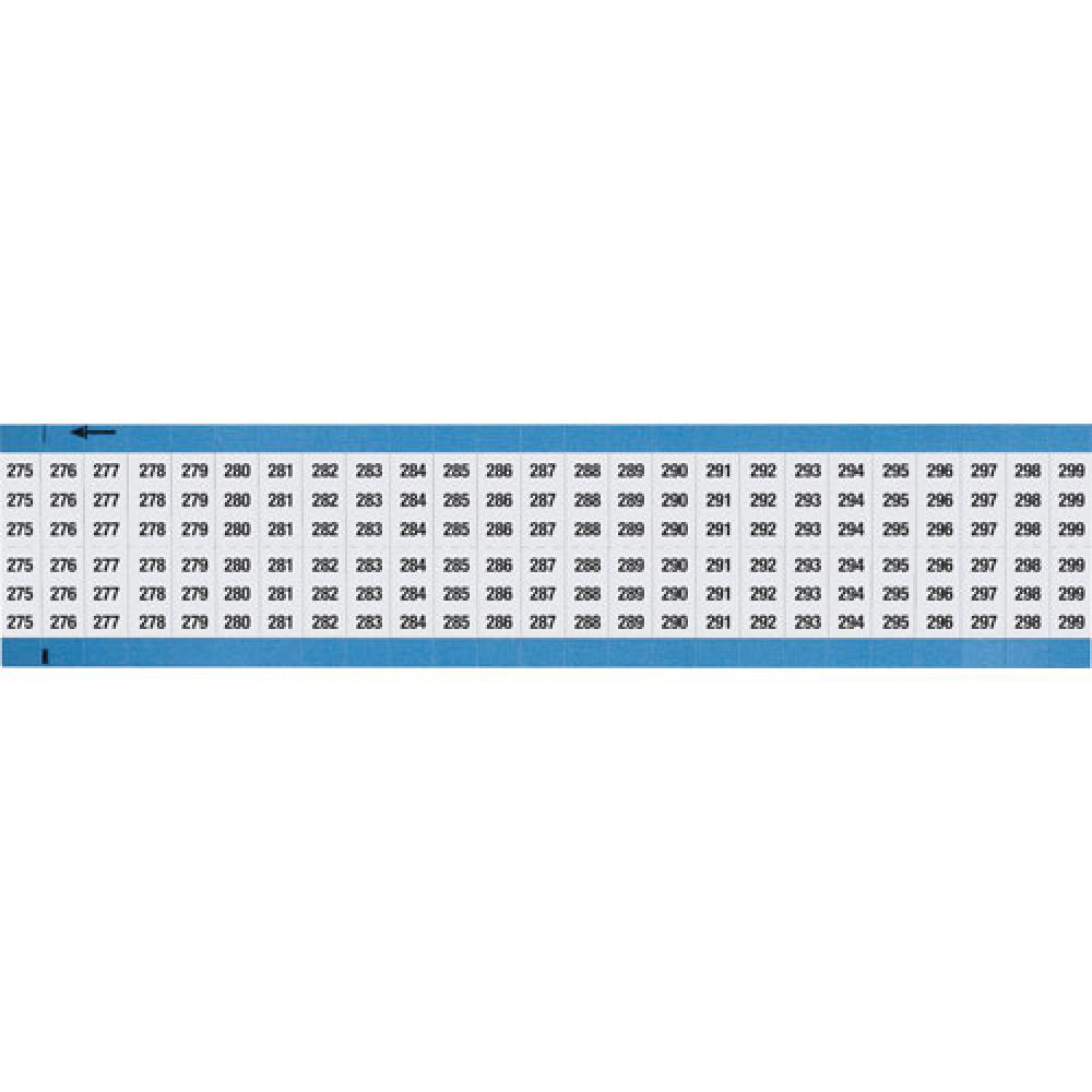 Wire Marker 0.75in H x 0.36in W, 275-299