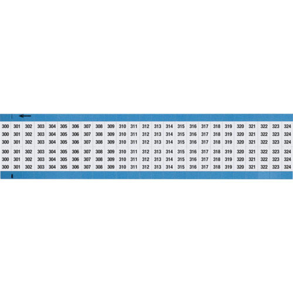 Wire Marker 0.75in H x 0.36in W, 300-324