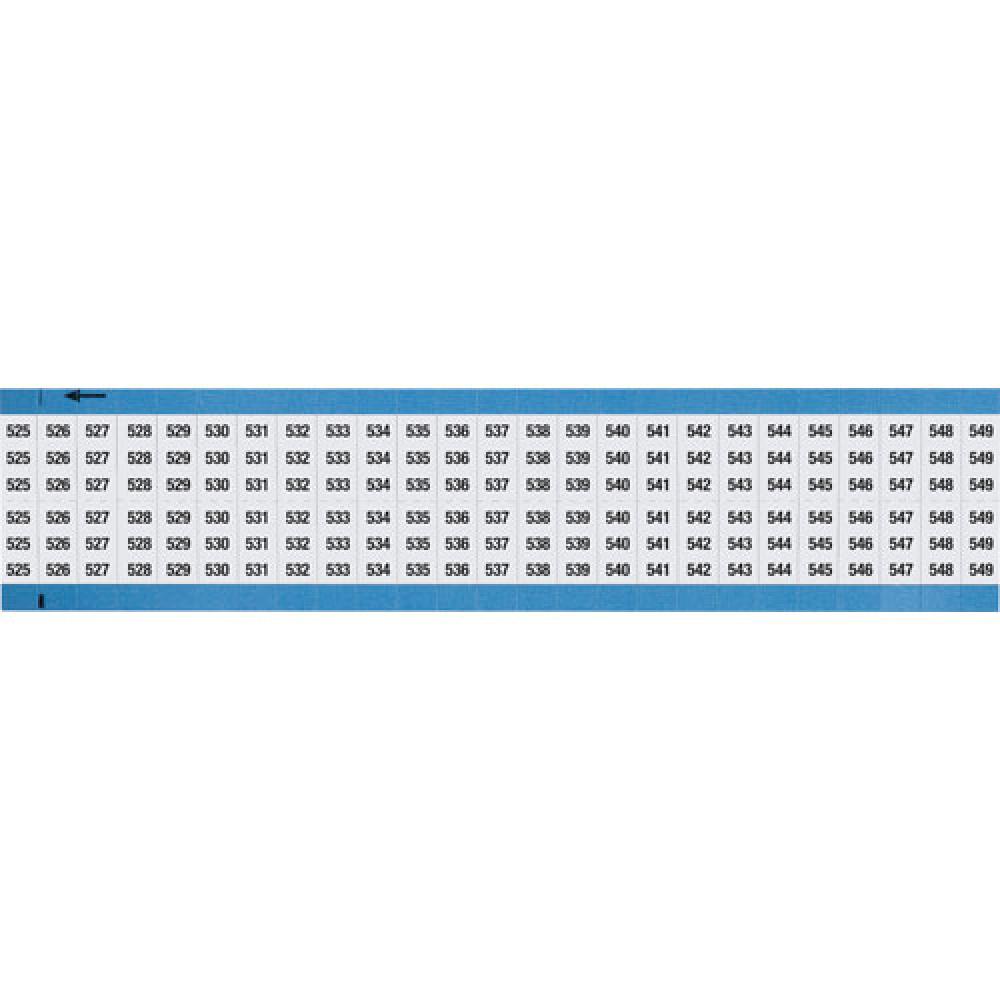 Wire Marker 0.75in H x 0.36in W, 525-549