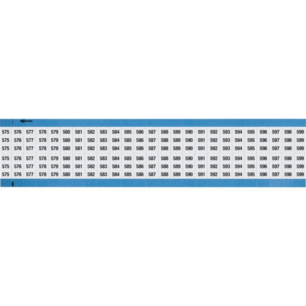 Wire Marker 0.75in H x 0.36in W, 575-599