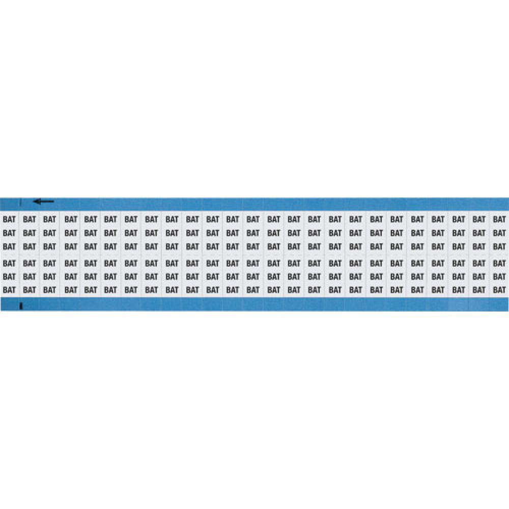 Wire Marker 0.75in H x 0.36in W, BAT