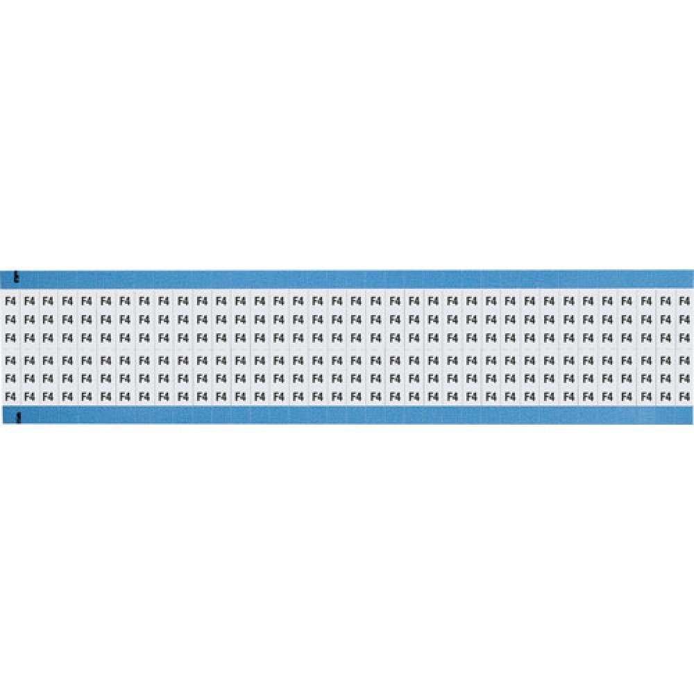 Wire Marker 0.75in H x 0.25in W, F4