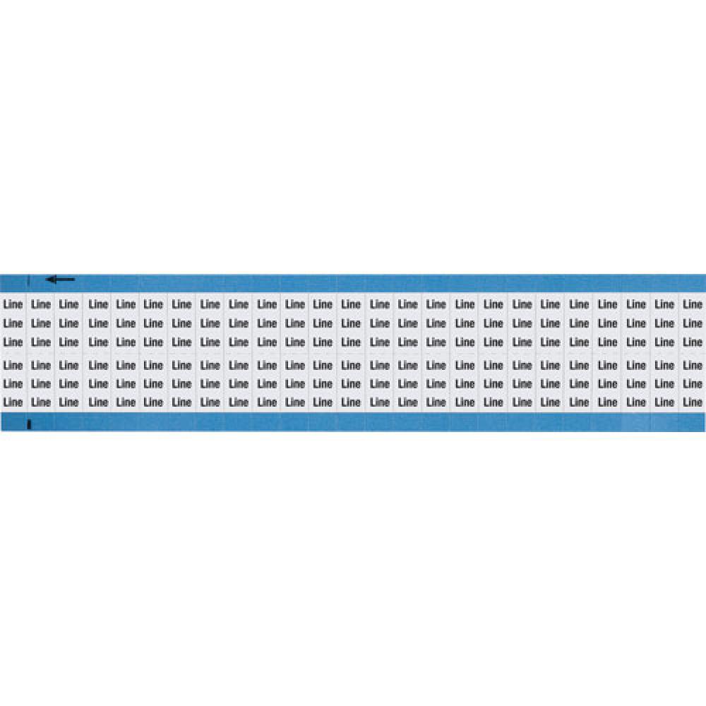 Wire Marker 0.75in H x 0.36in W, LINE