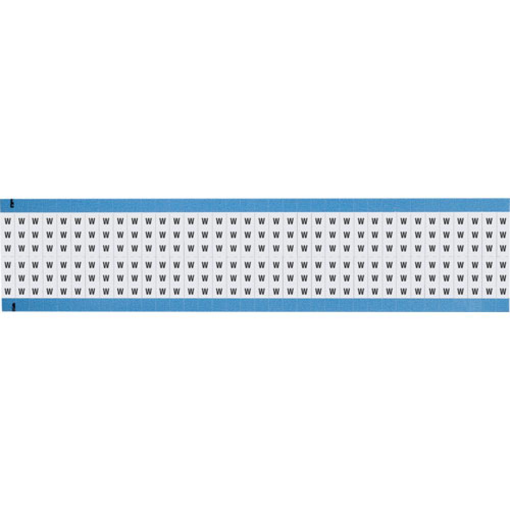 Wire Marker 0.75in H x 0.25in W, W