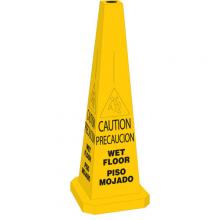 Brady 103680 - CONE-4SIDE-35H-YL/BK-WET FLOOR-EN/SP