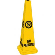 Brady 103683 - CONE-4SIDE-35H-YL/BK-NO PARKING