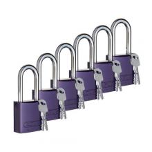 Brady 104577 - Alum Padlock 1.5" Alum Shackle KD PL 6PK