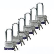 Brady 104918 - Steel Padlock 2 in Steel Shkl KD PL 6PK