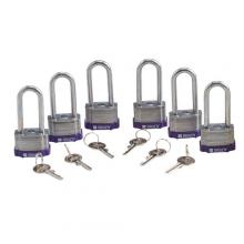 Brady 123283 - Padlock Stl 2 in Stl Shkl KD PL 6PK