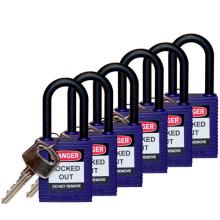 Brady 123349 - Nylon Padlock 1.5" Nylon Shkl KA PL 6PK