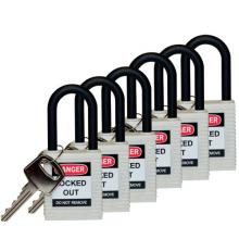 Brady 123359 - Nylon Padlock 1.5" KD WT 6PK