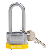 Brady 143148 - Steel Padlock 2 in Steel Shackle KD YL