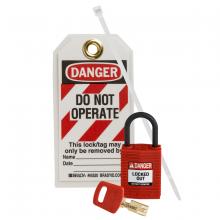 Brady 150938 - SafeKey Compact Nylon Padlock Kit